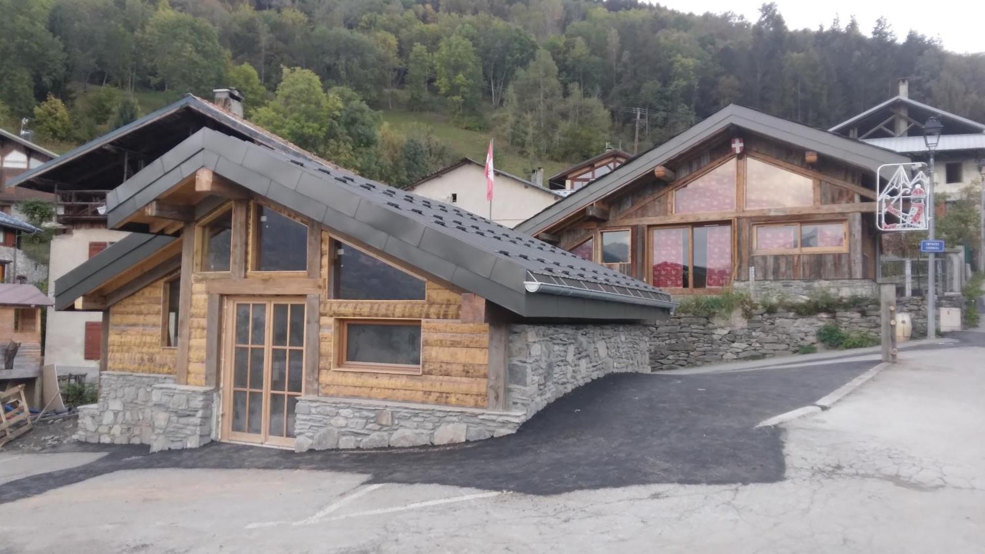 Chalet Balneo Billard La Plagne Savoie Vue Top Luaran gambar