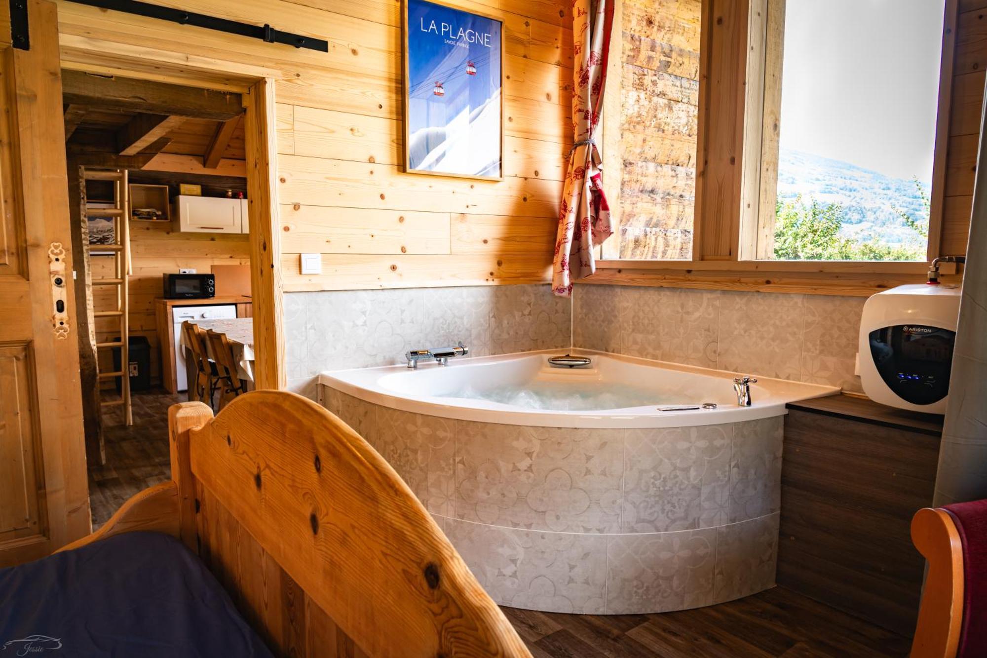Chalet Balneo Billard La Plagne Savoie Vue Top Luaran gambar