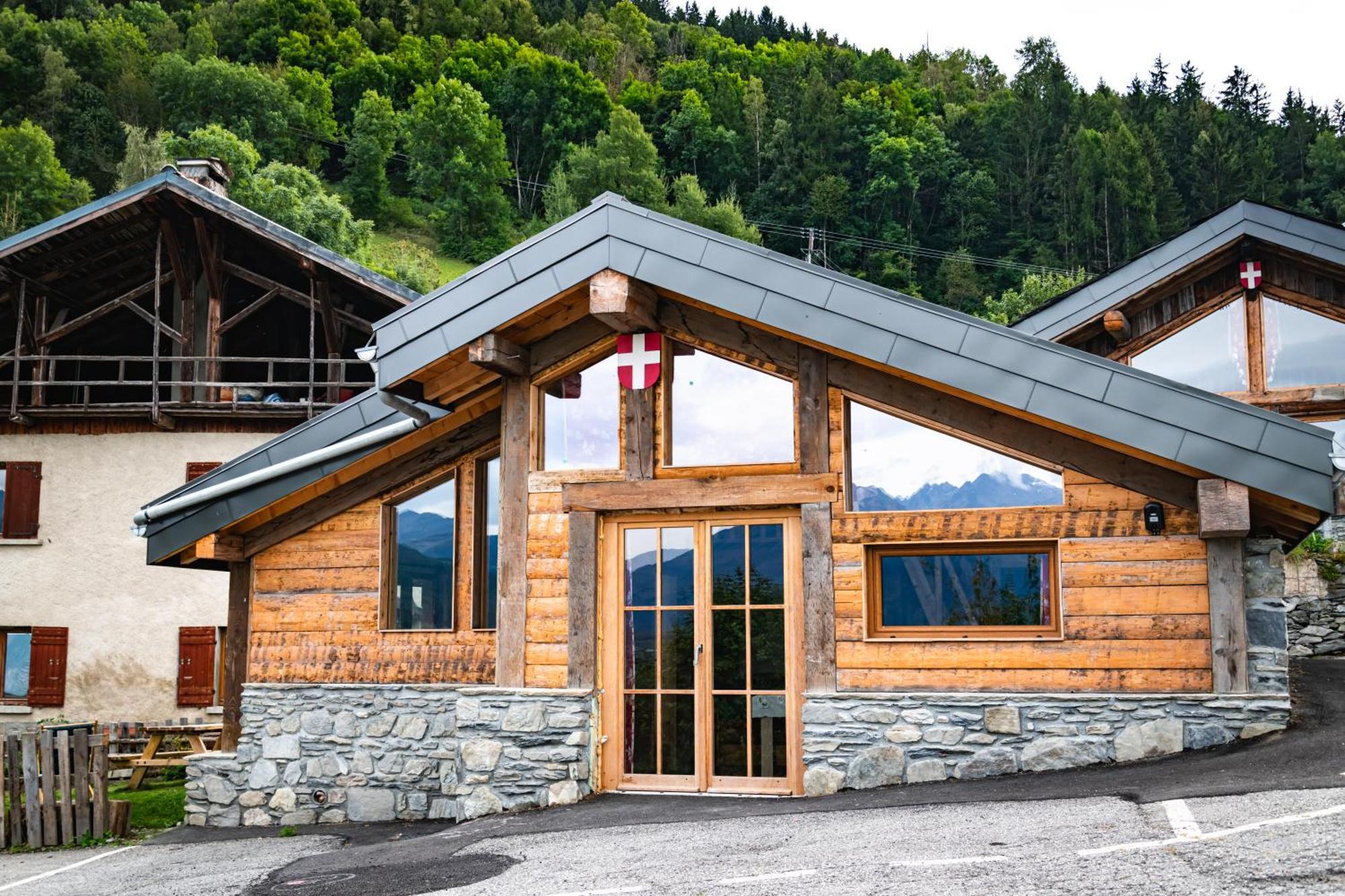 Chalet Balneo Billard La Plagne Savoie Vue Top Luaran gambar